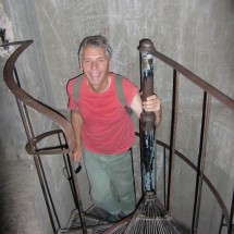 The stairs inside of Jesus